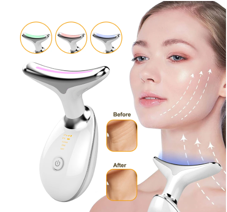 Neck Face Lifting Massager EMS Skin Tighten Device